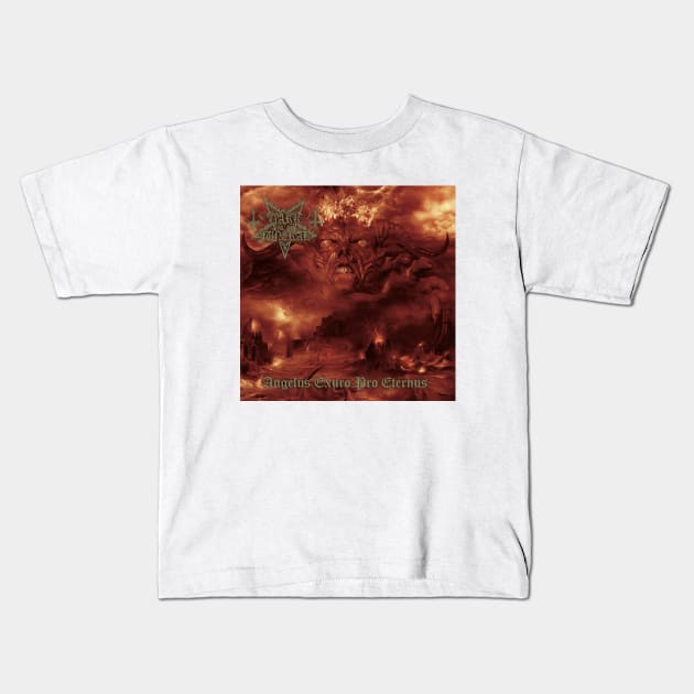 Dark Funeral Angelus Exuro Pro Eternus Album Cover Kids T-Shirt by Mey X Prints